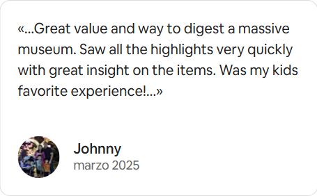 5-star Airbnb review for DS Tours London - Johnny
