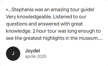 5-star Airbnb review for DS Tours London - Joydel