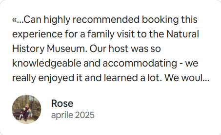 5-star Airbnb review for DS Tours London - Rose